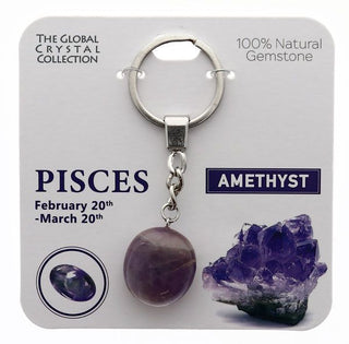 TSK - Gemstone Jewellery - Pisces Keyring