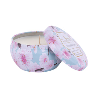 The Soi Co - Pink Chiffon Decorative Tin Candle