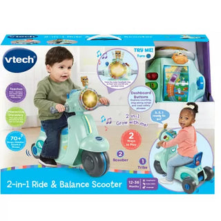 Vtech - 2-in-1 Ride & Balance Scooter