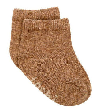 Toshi Organic baby socks - Walnut