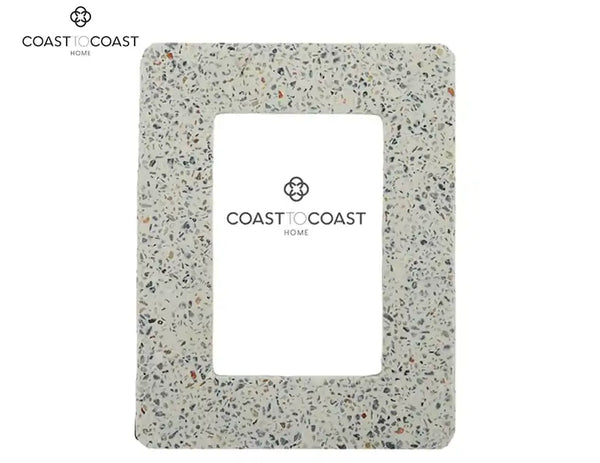 Grey Terrazzo Photo Frame