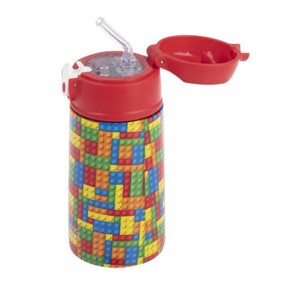 Oasis Kids Bottle With Sipper 400ml - Bricks