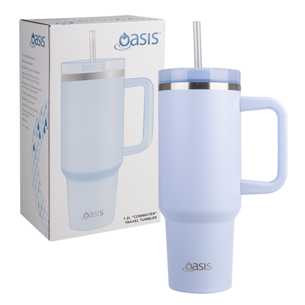 Oasis Stainless Steel Double Wall Insulated Commuter Travel tumbler 1.2L