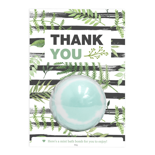 Bath Bomb Gift Card - Thank You