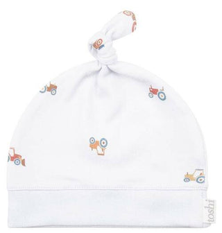 Toshi Baby Beanie - Mr Tractor size XS