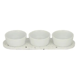 Terrazzo Ceramic 4pc Serve Set