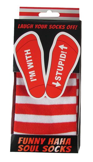 Funny Ha Ha Sould Socks - Buy 2 for $18